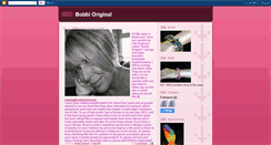 Desktop Screenshot of bobbioriginal.blogspot.com