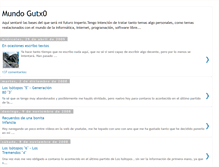 Tablet Screenshot of mundogutx0.blogspot.com