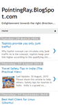 Mobile Screenshot of pointingray.blogspot.com