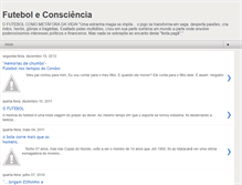 Tablet Screenshot of futeboleconsciencia.blogspot.com