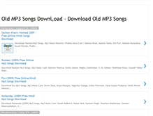 Tablet Screenshot of oldmp3songsdownload.blogspot.com