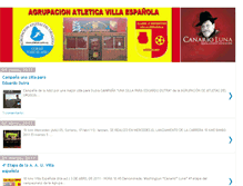 Tablet Screenshot of agrupacionatleticavillaespanola.blogspot.com