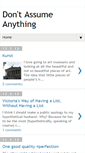 Mobile Screenshot of making-assumptions.blogspot.com
