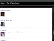Tablet Screenshot of heartofawizardess.blogspot.com