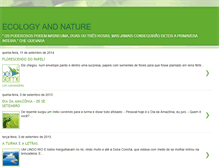 Tablet Screenshot of ecologyandnature.blogspot.com