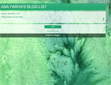 Tablet Screenshot of bloglistanafarha.blogspot.com