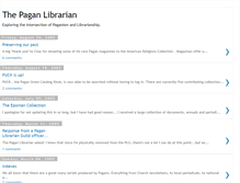 Tablet Screenshot of paganlibrarian.blogspot.com