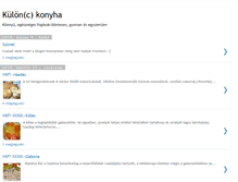 Tablet Screenshot of kulonckonyha.blogspot.com