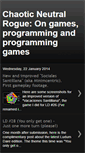 Mobile Screenshot of chaoticneutralrogue.blogspot.com