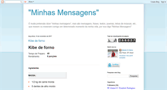 Desktop Screenshot of mensagensminhas.blogspot.com