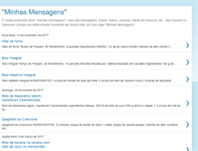 Tablet Screenshot of mensagensminhas.blogspot.com