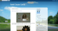 Desktop Screenshot of goodcausecards.blogspot.com