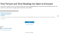 Tablet Screenshot of freetarotpsychicreading.blogspot.com