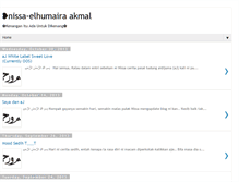 Tablet Screenshot of nissa-elhumaira.blogspot.com