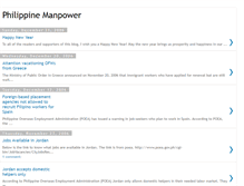 Tablet Screenshot of philippinemanpower.blogspot.com