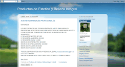 Desktop Screenshot of productosdeestetica.blogspot.com