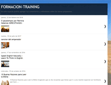 Tablet Screenshot of formacion-training.blogspot.com