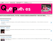 Tablet Screenshot of diarioquepues.blogspot.com