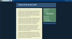 Desktop Screenshot of fechas-civicas2007.blogspot.com