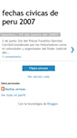 Mobile Screenshot of fechas-civicas2007.blogspot.com