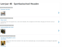 Tablet Screenshot of leerjaar4b.blogspot.com