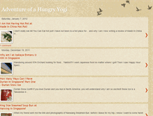Tablet Screenshot of adventureofahungryyogi.blogspot.com