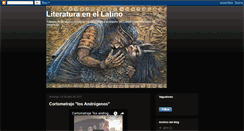 Desktop Screenshot of literaturaenlatino.blogspot.com