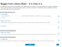 Tablet Screenshot of blogginfromabronxblock.blogspot.com