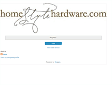 Tablet Screenshot of homestylehardware.blogspot.com