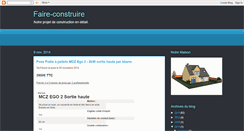 Desktop Screenshot of faire-construire.blogspot.com