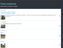 Tablet Screenshot of faire-construire.blogspot.com