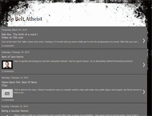 Tablet Screenshot of biblebeltatheist.blogspot.com