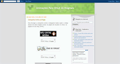 Desktop Screenshot of animacoesorkut-blogmais.blogspot.com