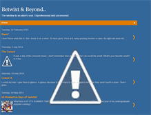 Tablet Screenshot of betwixt-and-beyond.blogspot.com