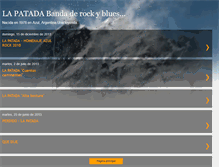 Tablet Screenshot of lapatadarock.blogspot.com