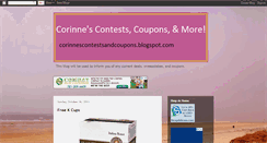 Desktop Screenshot of corinnescontestsandcoupons.blogspot.com