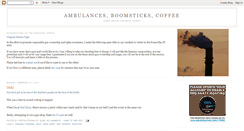 Desktop Screenshot of ambulancesboomstickscoffee.blogspot.com