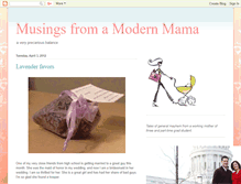 Tablet Screenshot of musingsfromamodernmama.blogspot.com