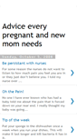 Mobile Screenshot of pregnancybabyadvice.blogspot.com