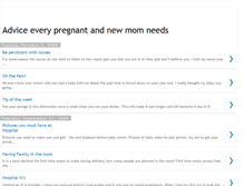 Tablet Screenshot of pregnancybabyadvice.blogspot.com