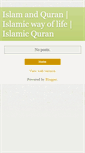 Mobile Screenshot of islamicquran.blogspot.com