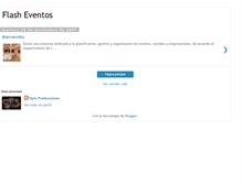 Tablet Screenshot of flash-eventos.blogspot.com