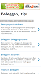 Mobile Screenshot of beleggen-tips.blogspot.com