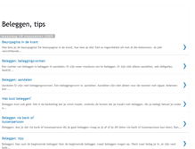 Tablet Screenshot of beleggen-tips.blogspot.com