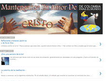 Tablet Screenshot of mantenganseenelamordecristo.blogspot.com