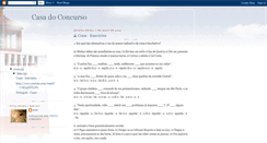 Desktop Screenshot of casadoconcurso.blogspot.com