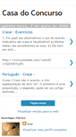 Mobile Screenshot of casadoconcurso.blogspot.com