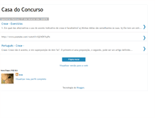 Tablet Screenshot of casadoconcurso.blogspot.com