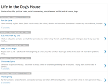 Tablet Screenshot of lifeinthedogshouse.blogspot.com