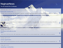 Tablet Screenshot of neghvarnews.blogspot.com